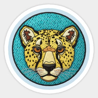 Lucky Cheetah Patch Sticker